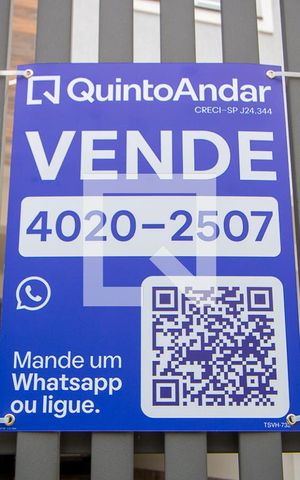 Apartamento à venda com 120m², 3 quartos e 2 vagasPlaquinha instalada na fachada