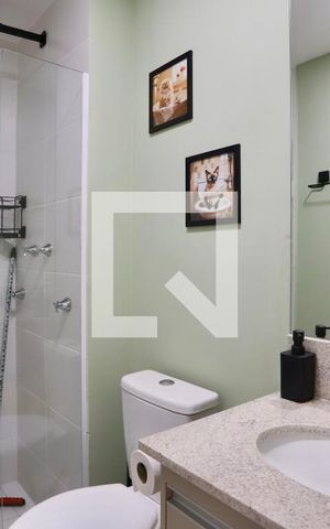 Apartamento à venda com 34m², 2 quartos e sem vaga Apartamento à venda com 34m², 2 quartos e sem vagaBanheiro