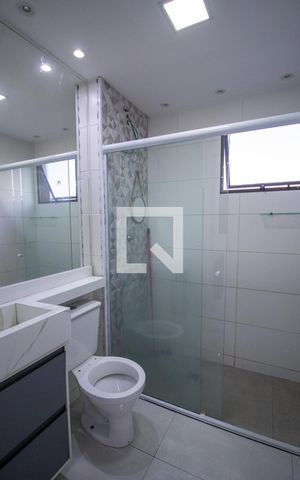 Apartamento para alugar com 46m², 2 quartos e 1 vaga Apartamento para alugar com 46m², 2 quartos e 1 vagaBanheiro
