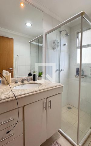 Apartamento para alugar com 102m², 3 quartos e 2 vagasBanheiro da Suíte 1