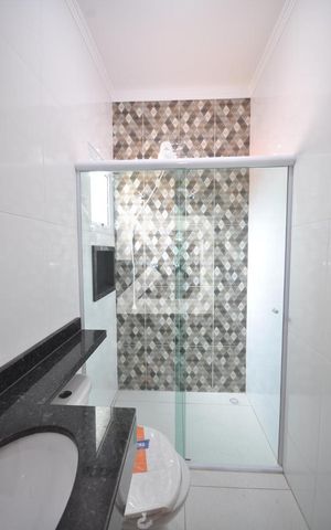 Casa à venda com 110m², 3 quartos e 2 vagasBanheiro da Suíte 3