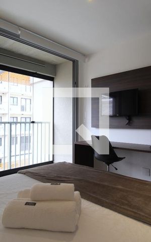 Studio à venda com 30m², 1 quarto e sem vagaSala/Quarto