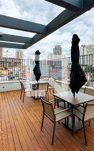 Studio para alugar com 27m², 1 quarto e sem vaga Studio para alugar com 27m², 1 quarto e sem vagaChurrasqueira