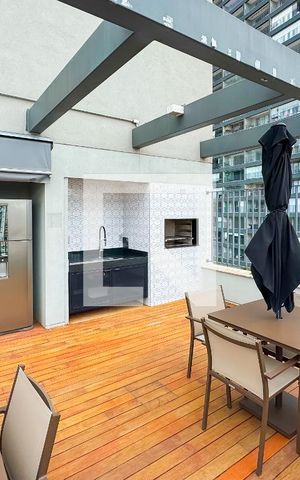 Studio para alugar com 27m², 1 quarto e sem vaga Studio para alugar com 27m², 1 quarto e sem vagaChurrasqueira