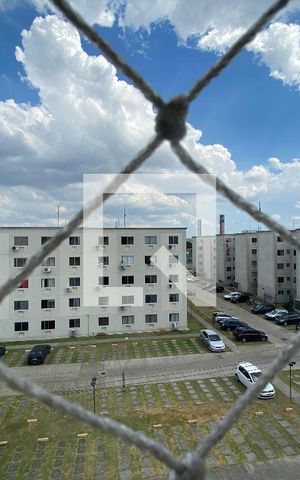 Apartamento à venda com 44m², 2 quartos e 1 vagaVista quarto 1