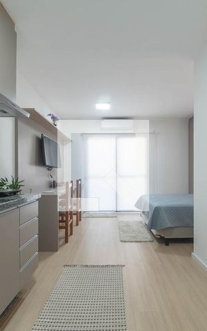 Studio à venda com 25m², 1 quarto e sem vagaCozinha