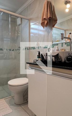 Apartamento para alugar com 55m², 1 quarto e sem vaga Apartamento para alugar com 55m², 1 quarto e sem vagaBanheiro