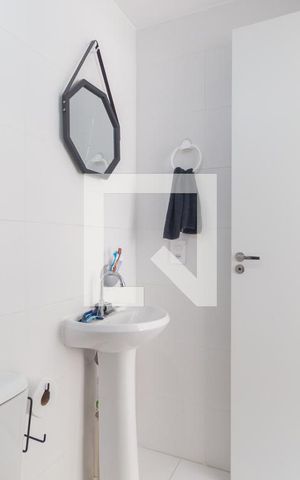 Apartamento à venda com 24m², 1 quarto e sem vaga Apartamento à venda com 24m², 1 quarto e sem vagaDetalhe - Banheiro