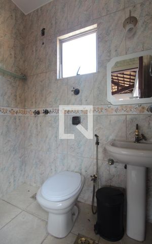 Casa para alugar com 260m², 5 quartos e 6 vagasBanheiro da Área Gourmet