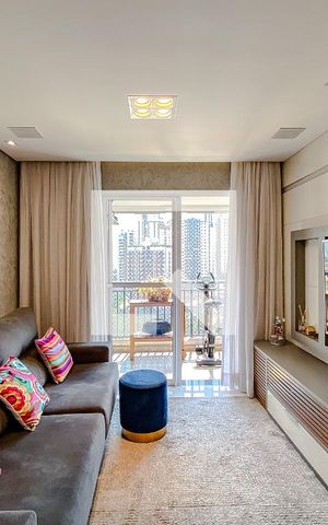 Apartamento à venda com 80m², 3 quartos e 2 vagasSala