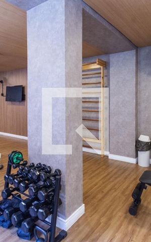 Apartamento para alugar com 36m², 2 quartos e sem vaga Apartamento para alugar com 36m², 2 quartos e sem vagaÁrea comum - Academia