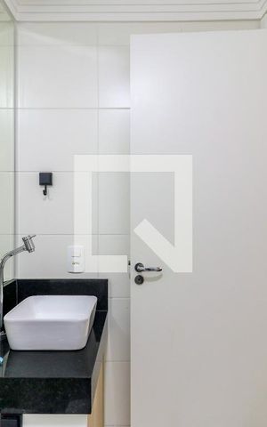 Apartamento à venda com 26m², 1 quarto e sem vaga Apartamento à venda com 26m², 1 quarto e sem vagaBanheiro da Suíte