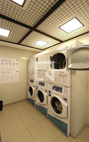 Studio para alugar com 27m², 1 quarto e sem vagaÁrea Comum - Lavanderia