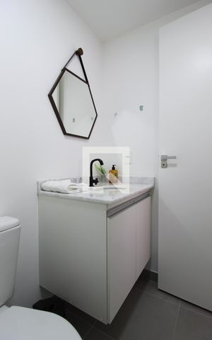 Studio para alugar com 27m², 1 quarto e sem vagaBanheiro da Suíte