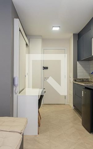 Studio à venda com 25m², 1 quarto e sem vaga Studio à venda com 25m², 1 quarto e sem vagaSala/Quarto