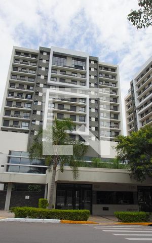 Apartamento para alugar com 74m², 1 quarto e 2 vagasFachada e Portaria