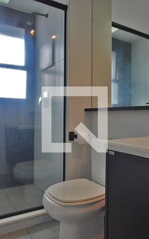 Apartamento para alugar com 74m², 1 quarto e 2 vagasBanheiro da Suíte