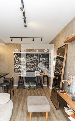 Apartamento à venda com 48m², 1 quarto e 1 vaga Apartamento à venda com 48m², 1 quarto e 1 vagaSala