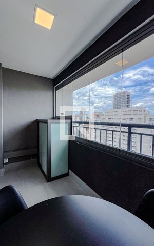 Studio à venda com 27m², 1 quarto e sem vagaVaranda
