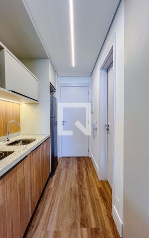 Studio à venda com 27m², 1 quarto e sem vagaCozinha