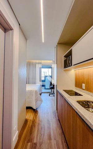 Studio à venda com 27m², 1 quarto e sem vagaCozinha