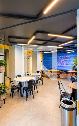 Studio à venda com 23m², 1 quarto e sem vaga Studio à venda com 23m², 1 quarto e sem vagaSalão de jogos