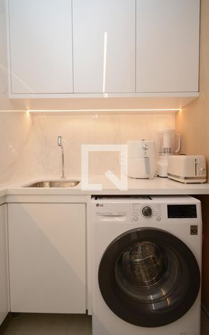 Apartamento à venda com 34m², 1 quarto e 1 vagaDetalhe da area de serviço
