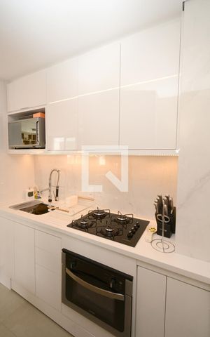 Apartamento à venda com 34m², 1 quarto e 1 vagaDetalhe da cozinha