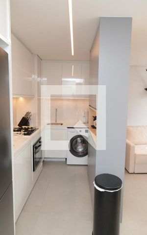 Apartamento à venda com 34m², 1 quarto e 1 vagaCozinha e Área de Serviço