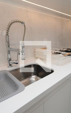 Apartamento à venda com 34m², 1 quarto e 1 vagaDetalhe da cozinha