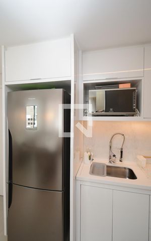 Apartamento à venda com 34m², 1 quarto e 1 vagaDetalhe da cozinha