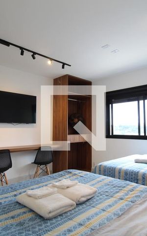 Studio à venda com 25m², 1 quarto e sem vagaSala/Quarto