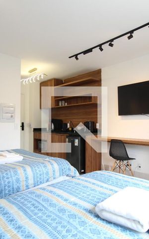 Studio à venda com 25m², 1 quarto e sem vagaSala/Quarto