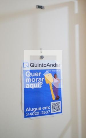 Apartamento para alugar com 70m², 1 quarto e sem vagaAdesivo na Porta