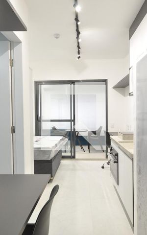 Studio à venda com 26m², 1 quarto e sem vagaCozinha