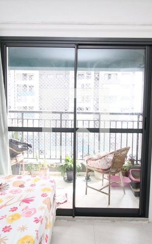 Apartamento para alugar com 28m², 1 quarto e sem vagaVaranda