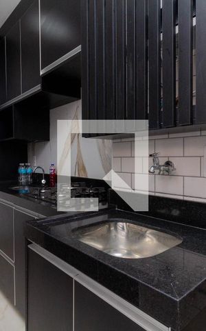 Apartamento à venda com 37m², 2 quartos e sem vaga Apartamento à venda com 37m², 2 quartos e sem vagaCozinha e Área de Serviço