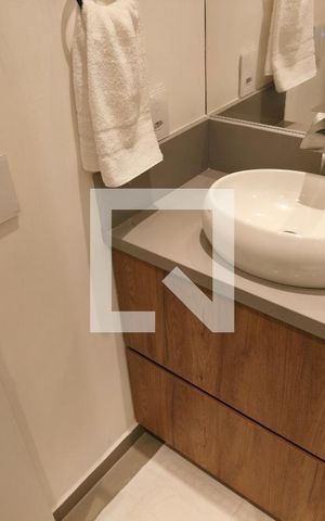 Studio para alugar com 23m², 1 quarto e sem vaga Studio para alugar com 23m², 1 quarto e sem vagaBanheiro