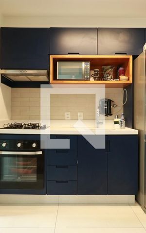 Apartamento à venda com 57m², 1 quarto e 1 vagaCozinha