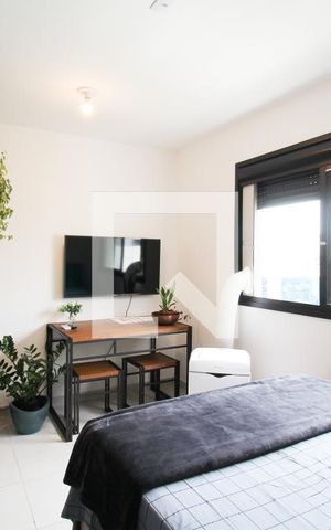 Studio para alugar com 25m², 1 quarto e sem vaga Studio para alugar com 25m², 1 quarto e sem vagaSuíte