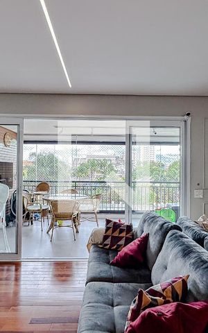 Apartamento à venda com 126m², 3 quartos e 2 vagasSala