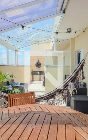 Apartamento à venda com 82m², 2 quartos e 1 vagaÁrea gourmet