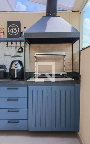 Apartamento à venda com 82m², 2 quartos e 1 vagaÁrea gourmet