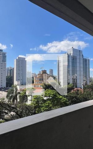 Studio à venda com 24m², 1 quarto e sem vagaSacada do quarto