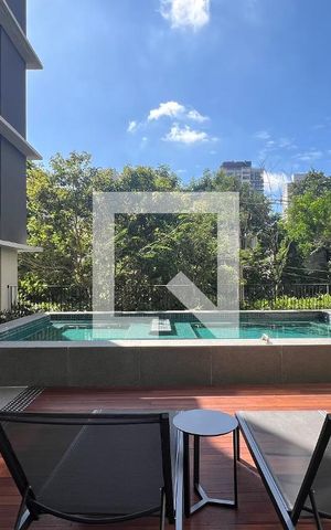 Studio à venda com 24m², 1 quarto e sem vagaPiscina