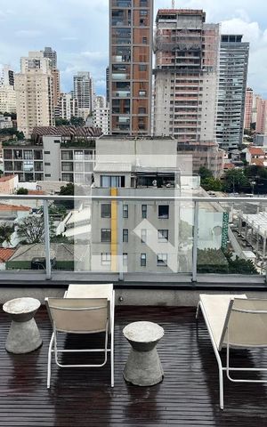Studio para alugar com 25m², 1 quarto e sem vaga Studio para alugar com 25m², 1 quarto e sem vagaÁrea comum - Cobertura