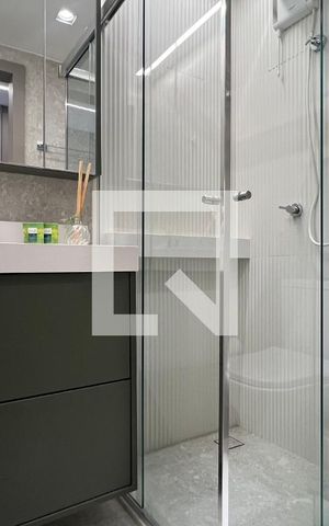 Studio para alugar com 26m², 1 quarto e sem vaga Studio para alugar com 26m², 1 quarto e sem vagaBanheiro