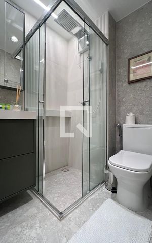 Studio para alugar com 26m², 1 quarto e sem vaga Studio para alugar com 26m², 1 quarto e sem vagaBanheiro