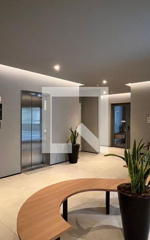 Studio para alugar com 26m², 1 quarto e sem vaga Studio para alugar com 26m², 1 quarto e sem vagaHall de entrada