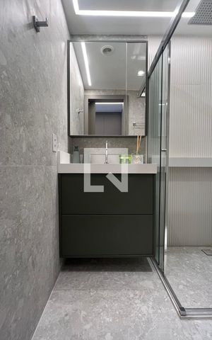 Studio para alugar com 26m², 1 quarto e sem vaga Studio para alugar com 26m², 1 quarto e sem vagaBanheiro